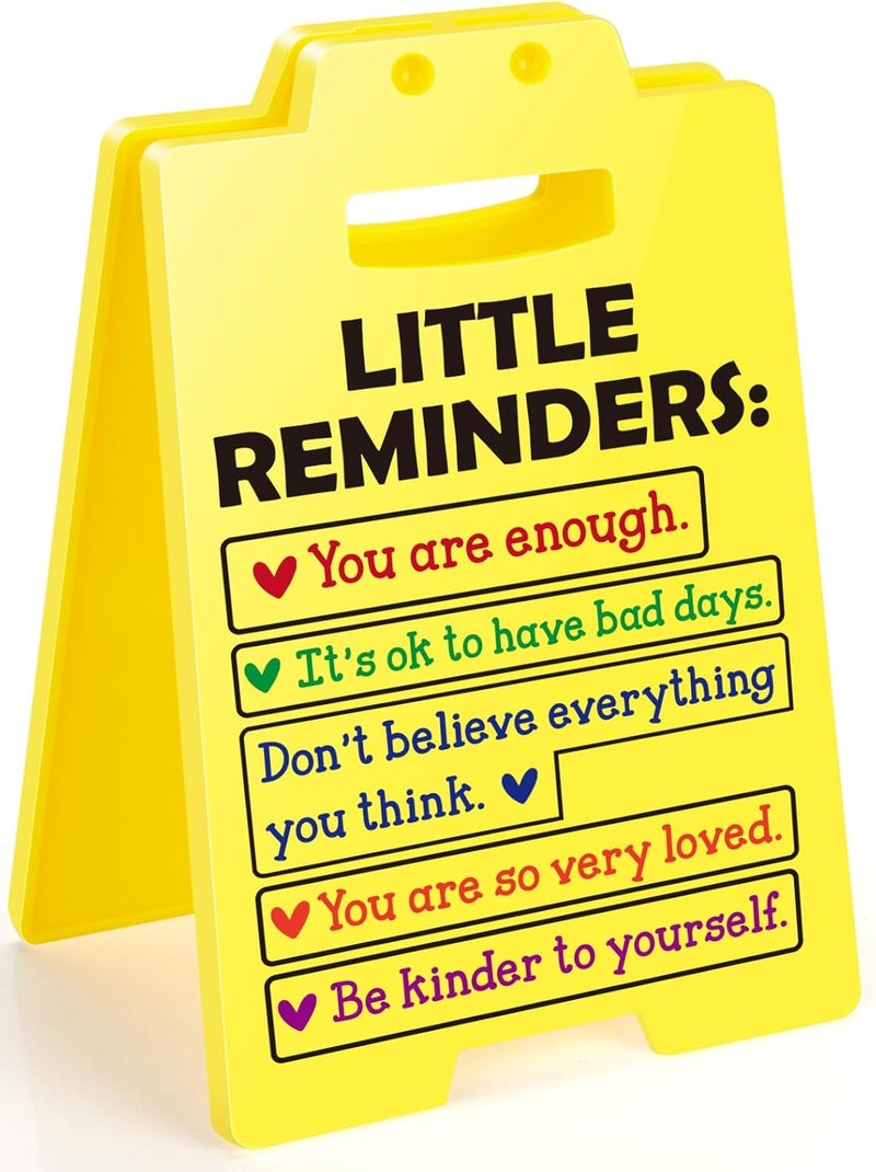 MBL Inspirational Positive Gifts Women - Little Reminders Motivational Mental Health Self Love Dorm Decor Sign Gift for Femal Lady College Student Girl Back to School - Image 1